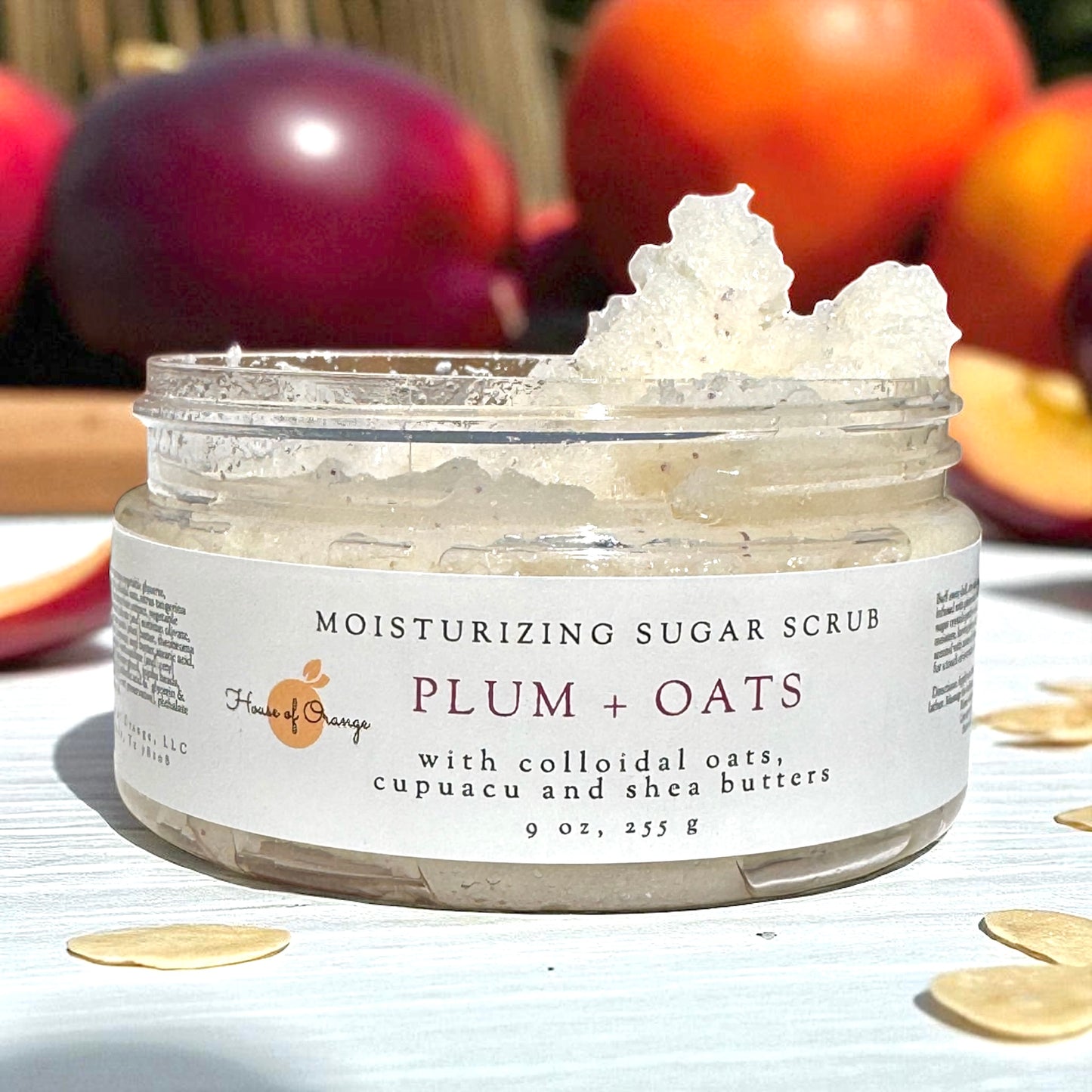 Plum + Oats Sugar Body Scrub