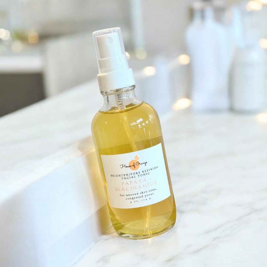 Papaya & Niacinamide Facial Tonic (Brighten/Pore Refining)
