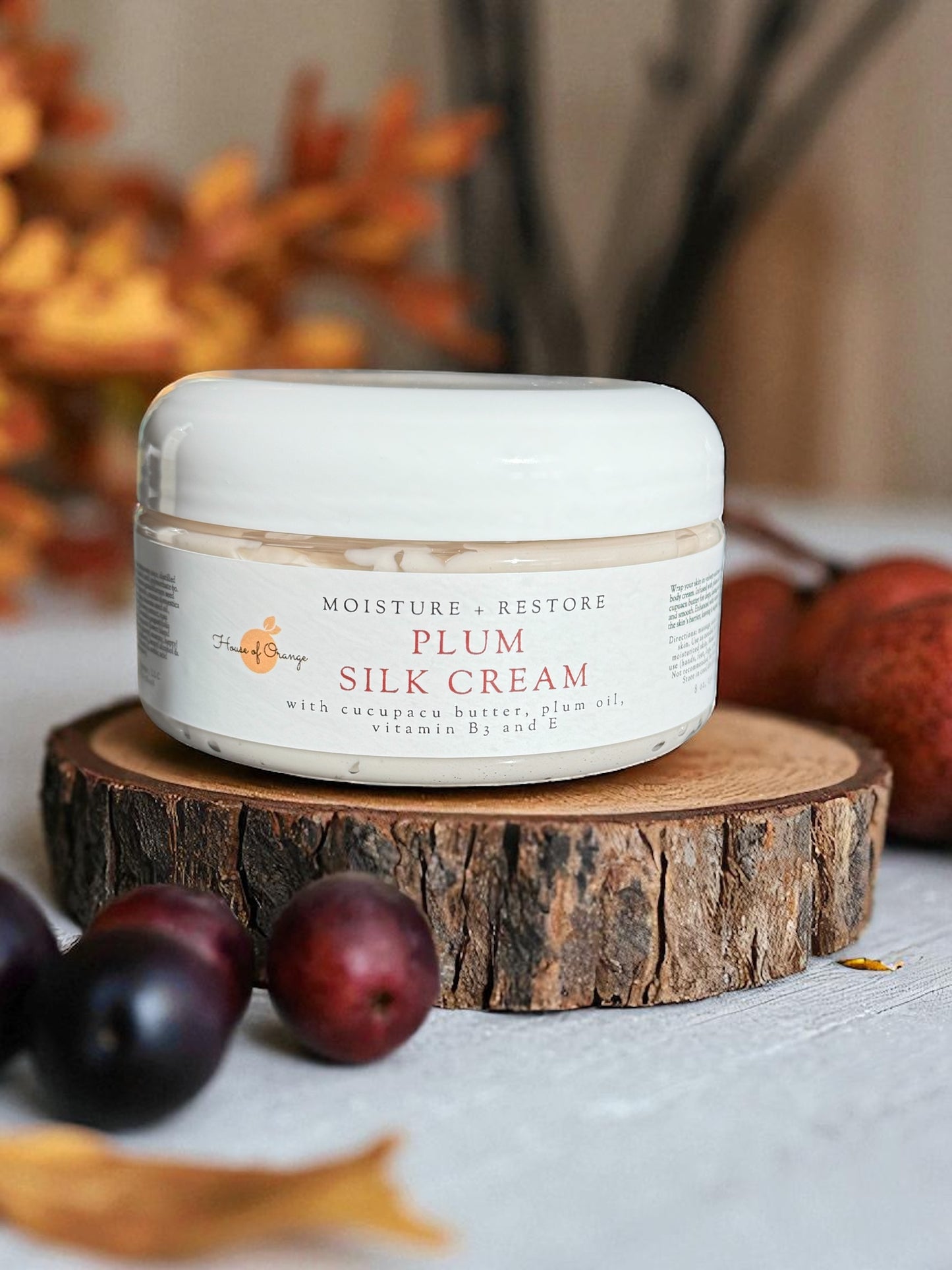 Plum Silk Body Cream