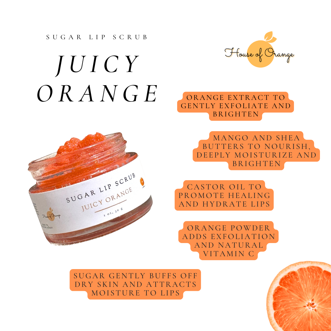 Juicy Orange Lip Scrub