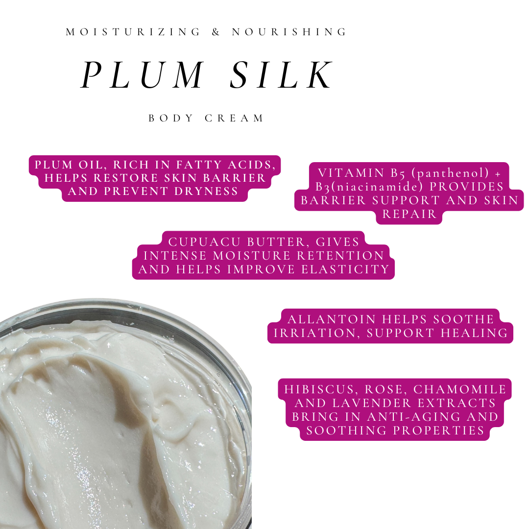 Plum Silk Body Cream