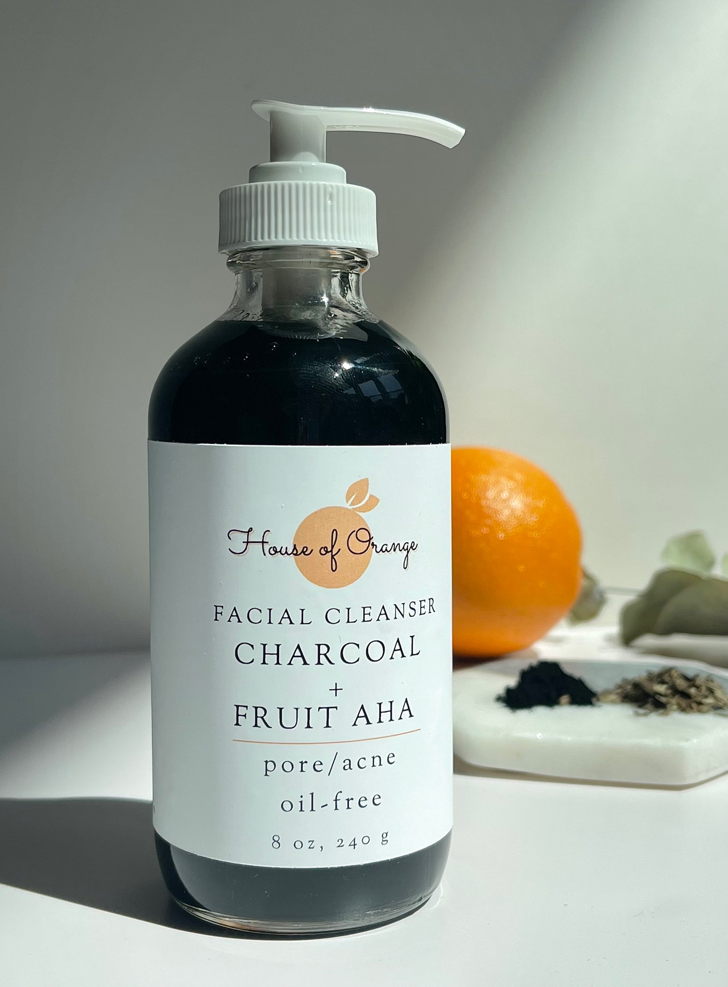 Charcoal & Fruit AHA Facial Cleanser