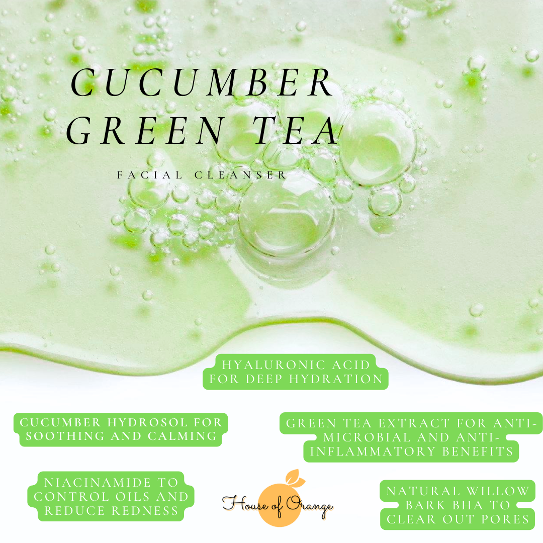 Cucumber + Green Tea Clarifying Facial Cleanser