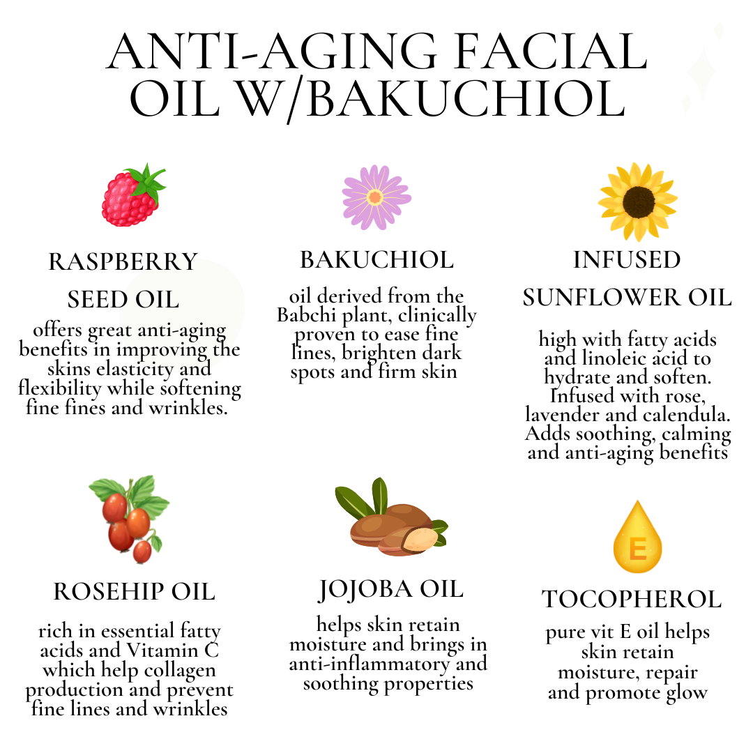 Anti-aging Facial Oil w Retinol Alternative