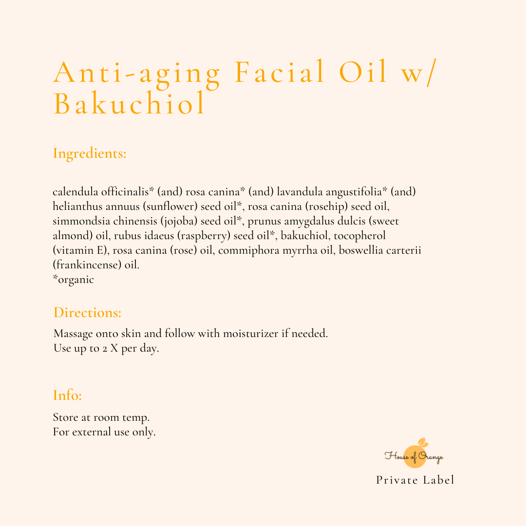 Anti-aging Facial Oil w Retinol Alternative