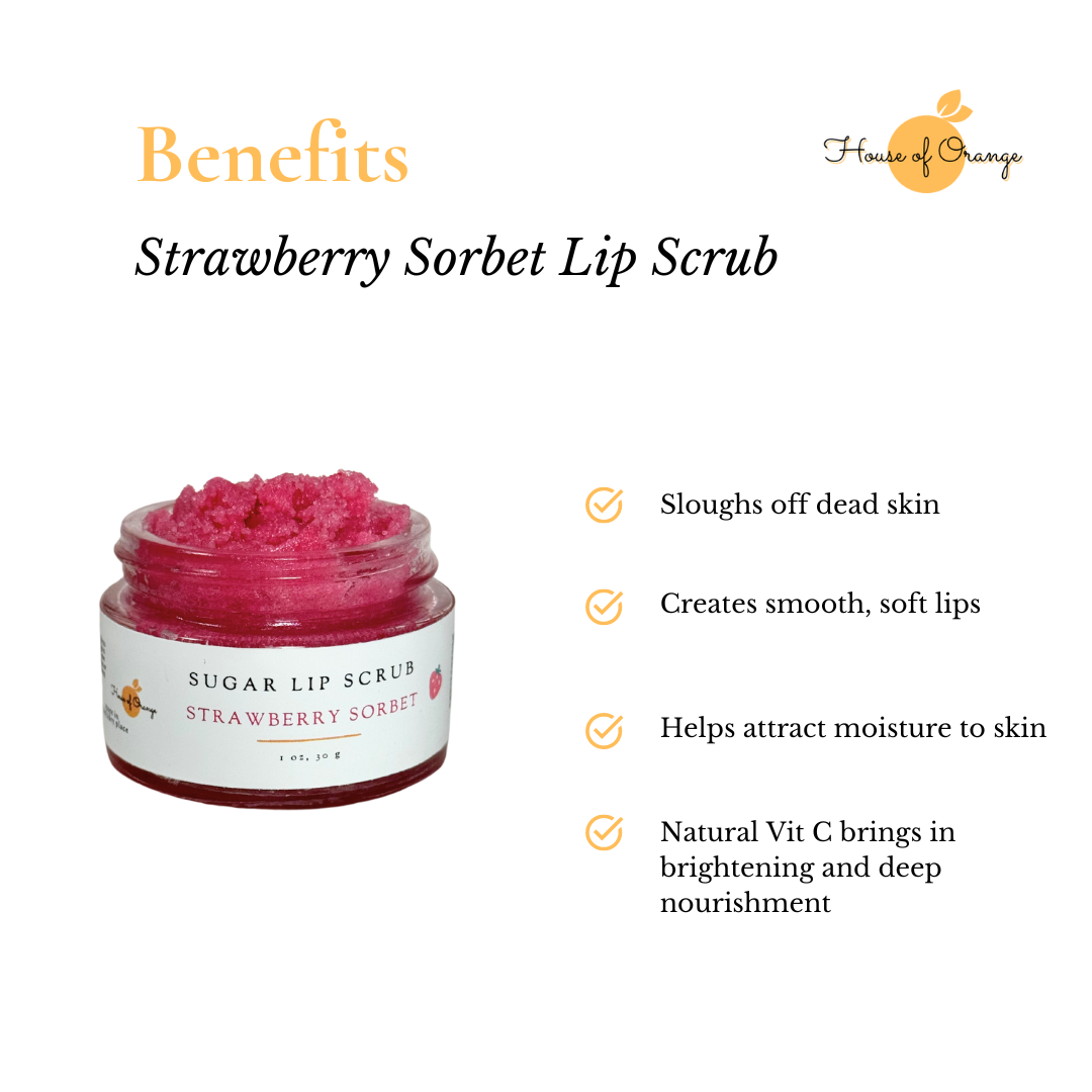 Strawberry Sorbet Lip Scrub