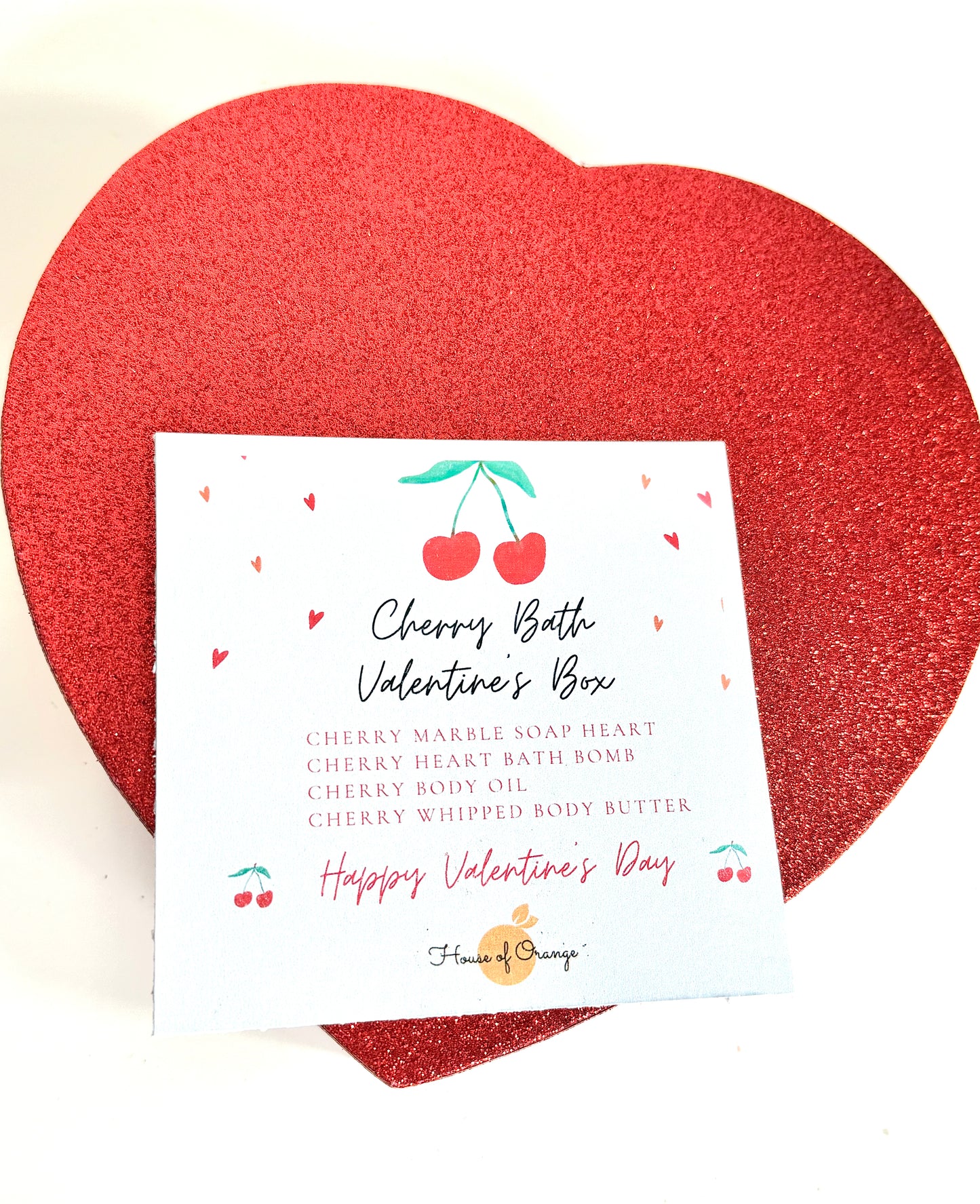 Cherry Bath & Body Valentine's Box
