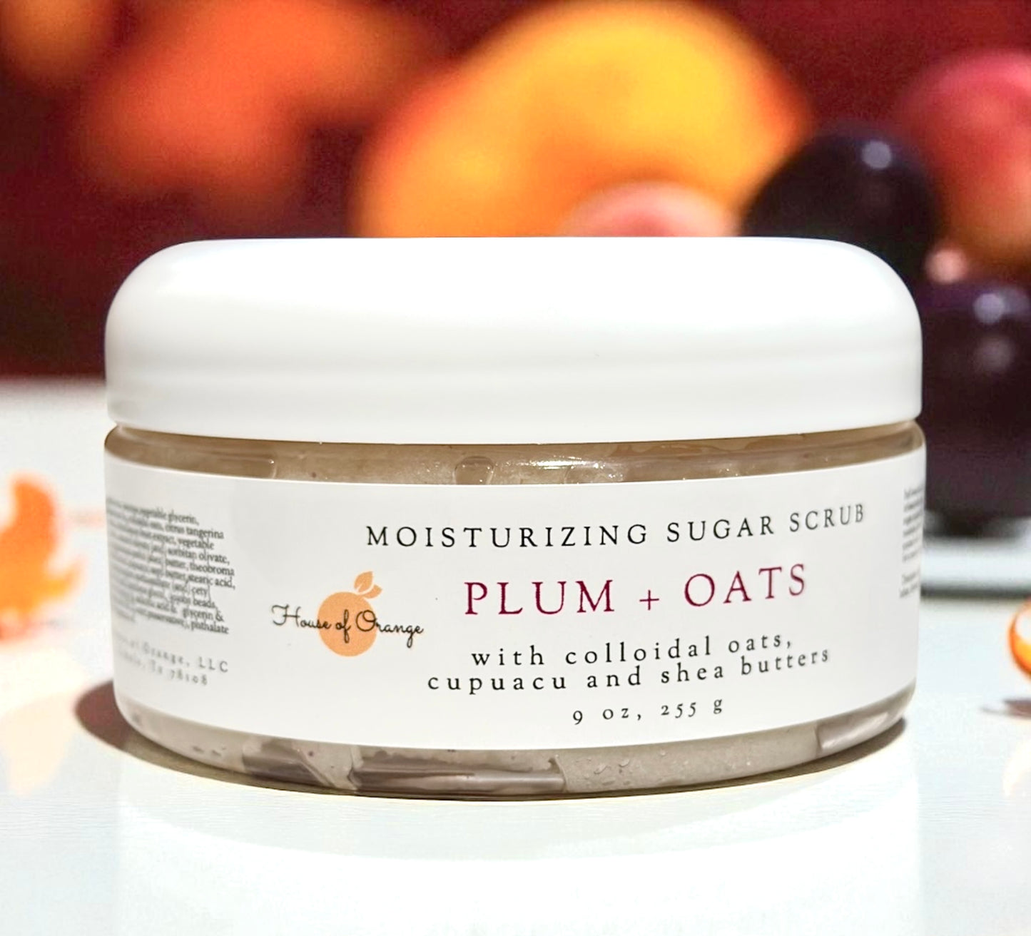Plum + Oats Sugar Body Scrub