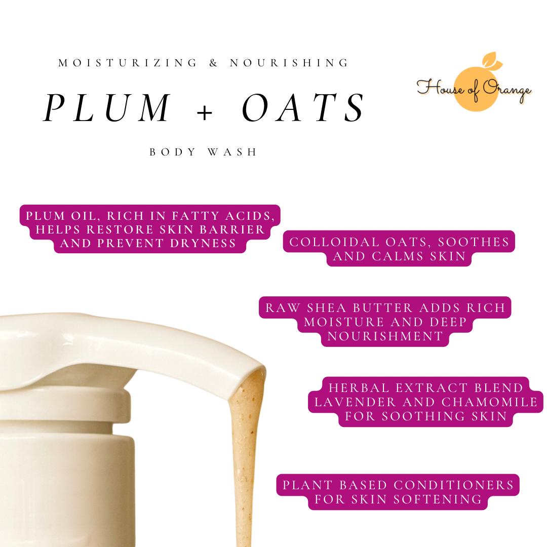 Plum + Oats Body Wash