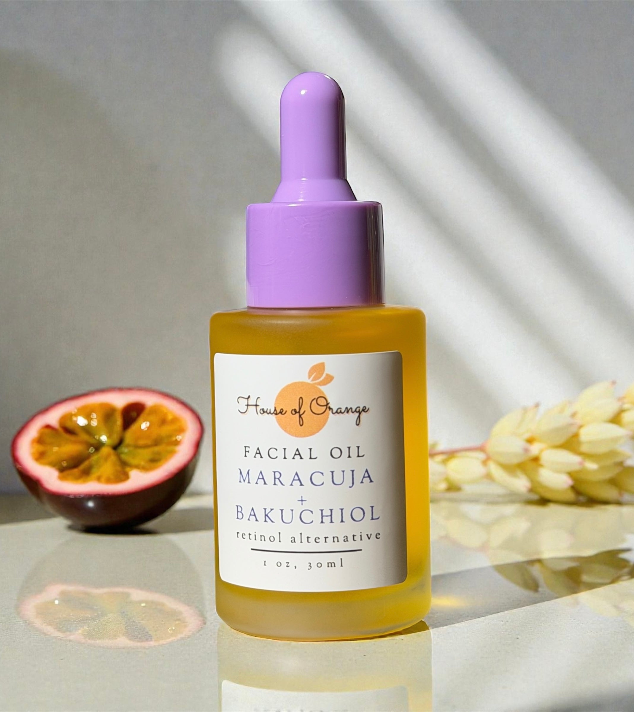 Maracuja & Bakuchiol Facial Oil (Retinol Alternative) – House of