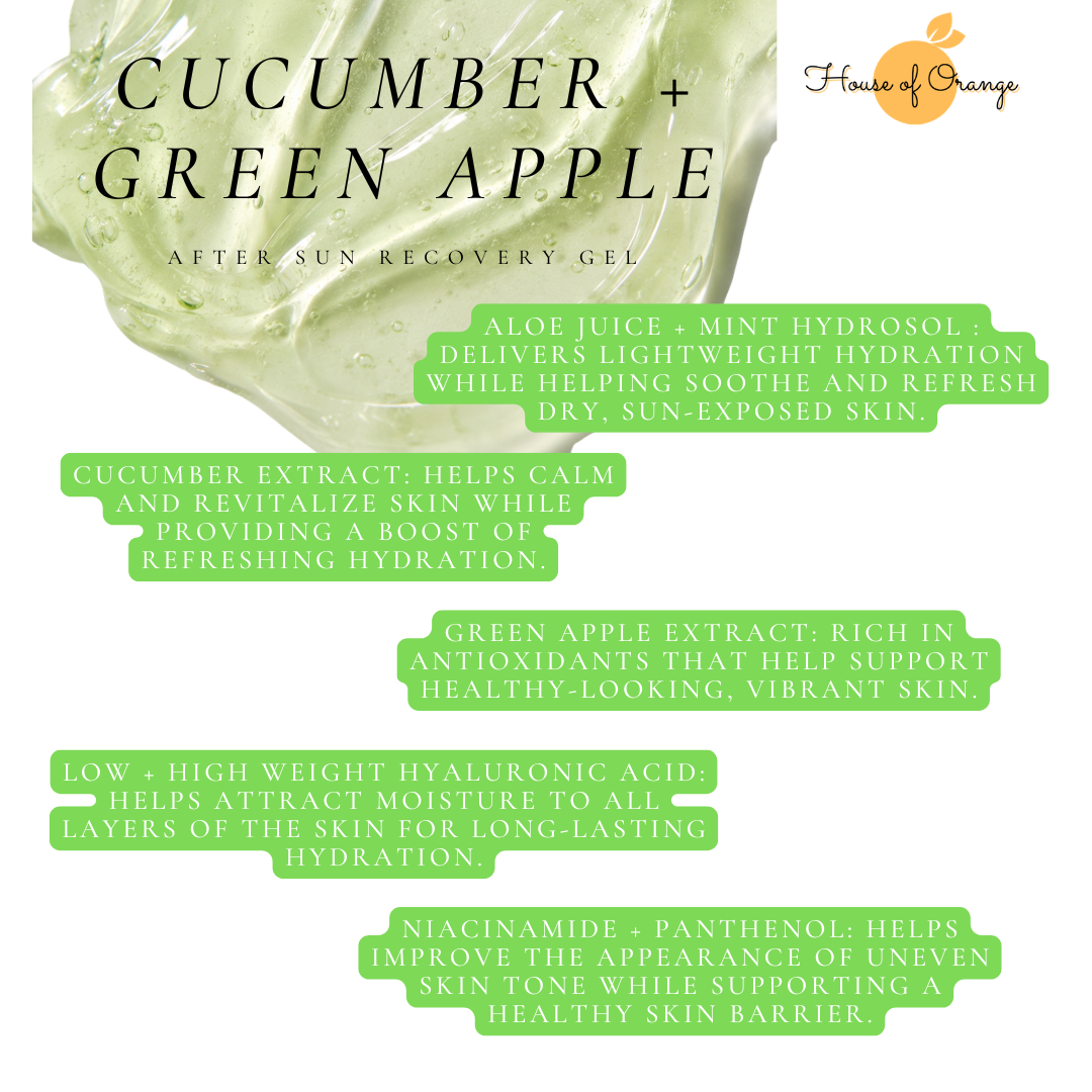 Cucumber + Green Apple After Sun Gel