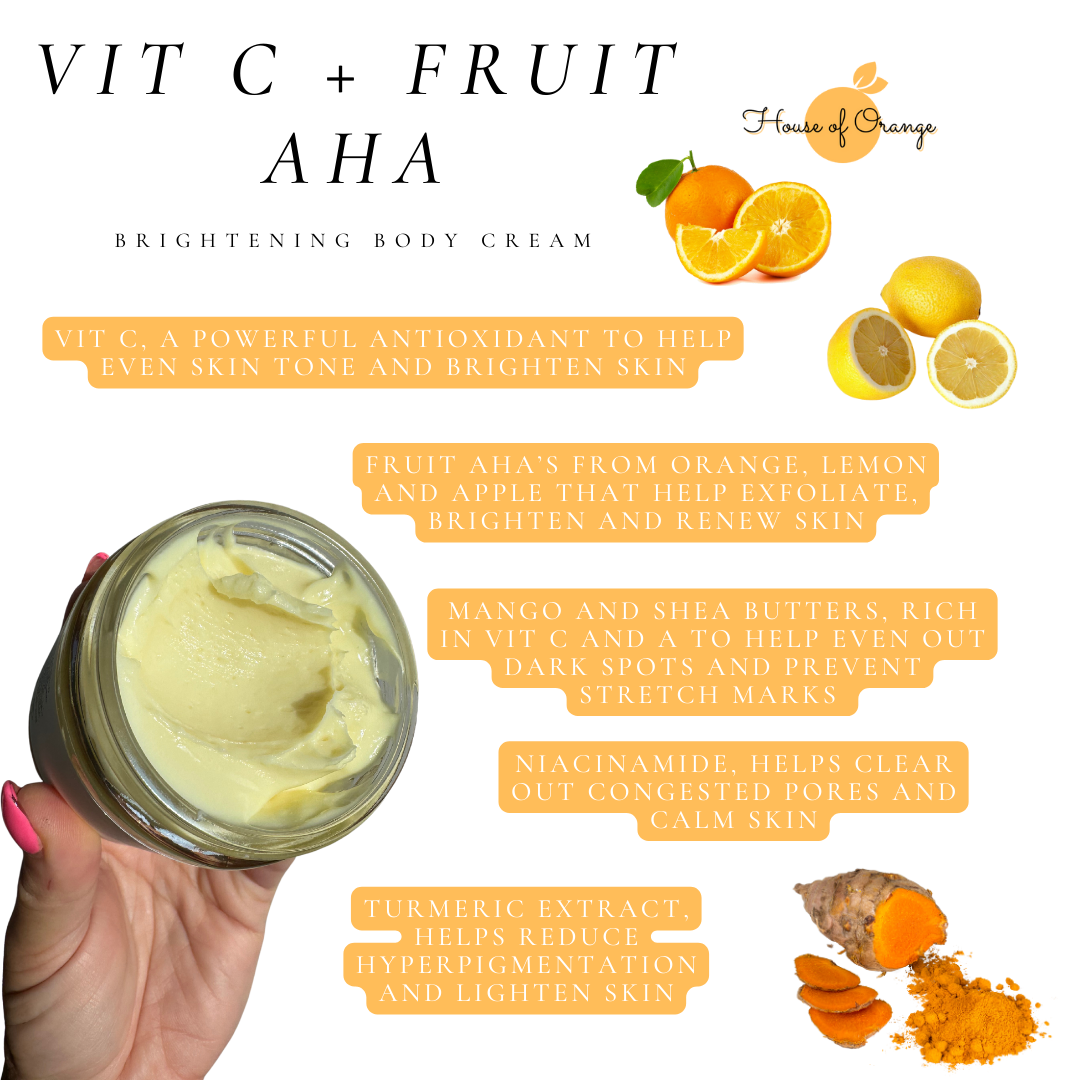 Vit C + Fruit AHA Brightening Body Cream