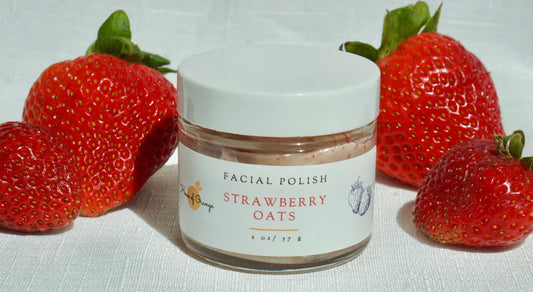 Strawberry Oats Facial Polish