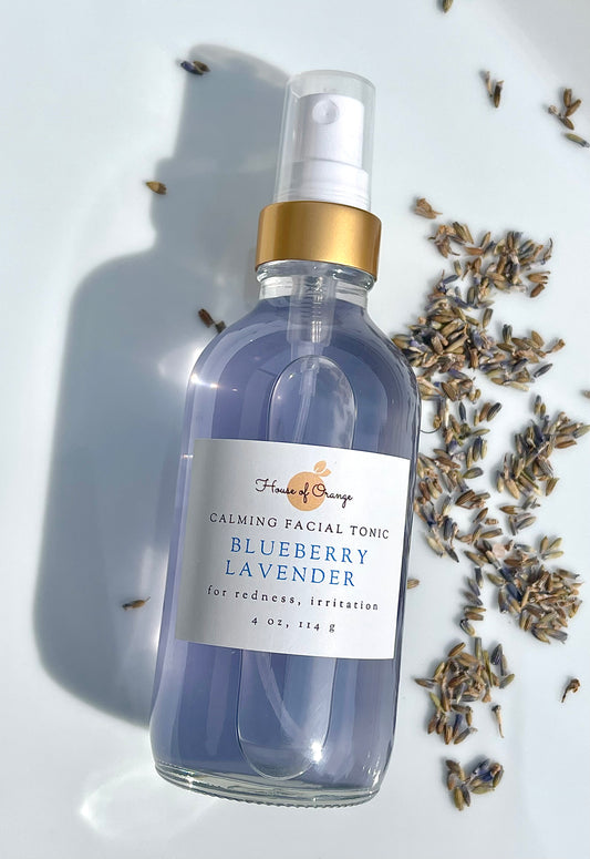 Blueberry Lavender Calming Facial Tonic (redness, sensitivity, irritation)